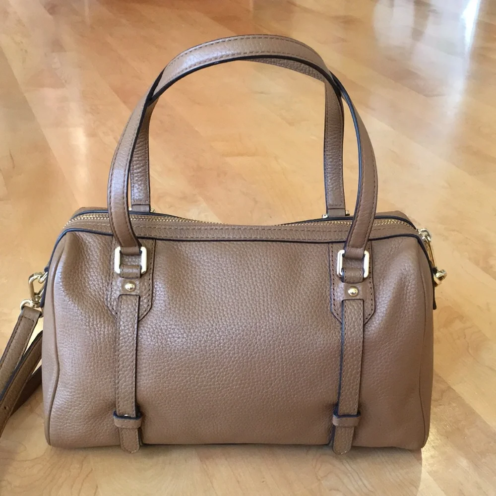 MICHAEL MICHAEL KORS Bedford Legacy Pebbled Leather Duffle Satchel